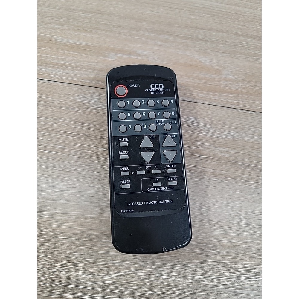 Genuine CCD Closed Caption Decoder 076R074050 Replacement OEM Tv Remote Control